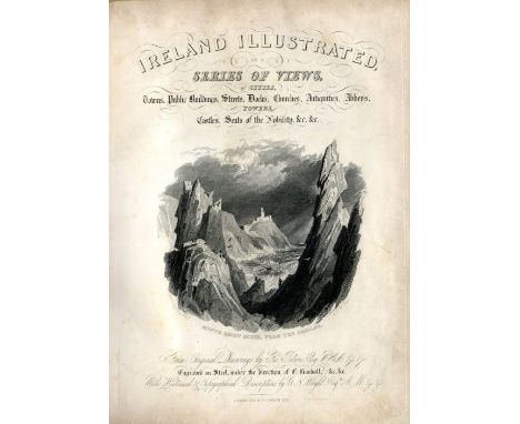 Engraved Plates: Wright (G.N.) Ireland Illustrated, 4to L. 1831. First Edn. engd. title & plts. cont. hf. mor.; Finden (W. & 