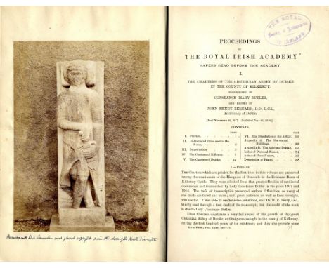 With Original Photographs etc added

Co. Kilkenny: R.I.A.: Butler (Constance Mary)transcribed, The Charters of the Cistercian