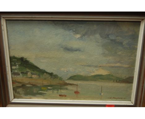 J F Slater - Early Morning, oil; and John R Dugmore - Scottish Loch, oil on board (2) 