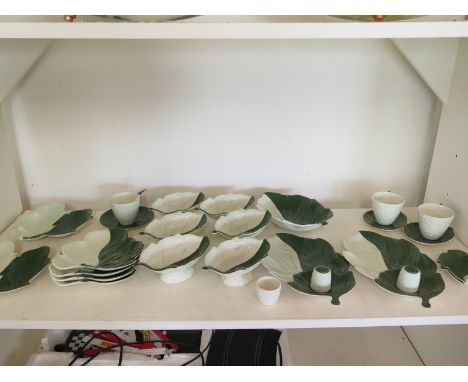 A selection of Carltonware leaf pattern Australian design - all in good condition