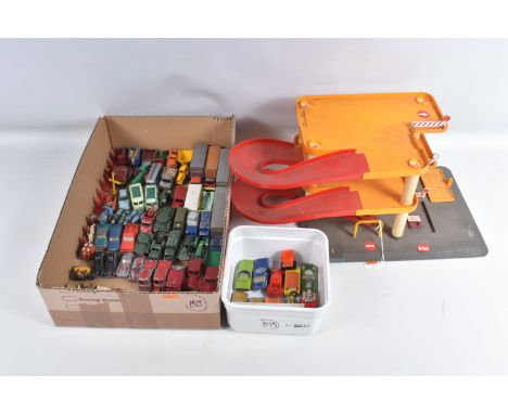 A QUANTITY OF UNBOXED AND ASSORTED MAINLY MATCHBOX DIECAST VEHICLES, mainly 1-75 series regular wheels issues, to include Jag