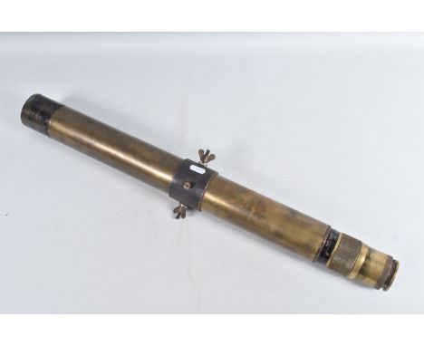 A FULLY MARKED EXAMPLE OF AN W. OTTWAY &amp; SONS BRASS NAVAL GUNSIGHT, V.P. 5 to 15, as used on WWI Dreadnought Class Battle