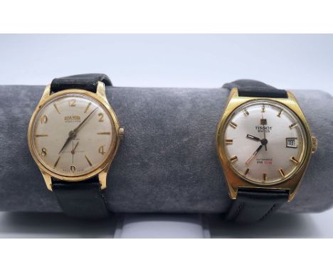 Vintage Tissot gents watch working mechanical wind up automatic PRS16.
 Roamer standard incabloc mechanical also works great
