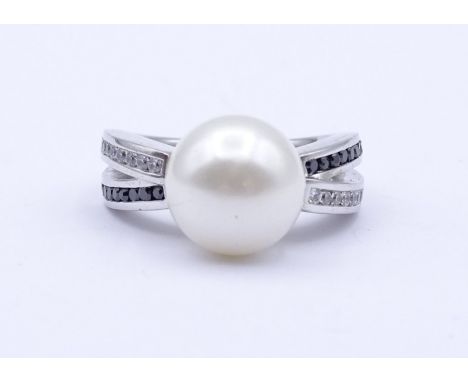 Viventy Ring mit Perle, Sterling Silber, 12,1gr., RG 56