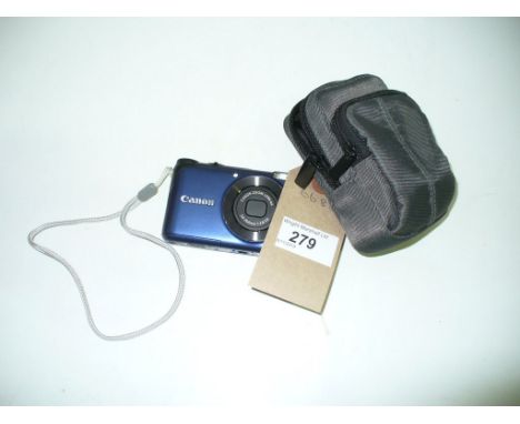 A Canon Powershot A2200 digital camera.