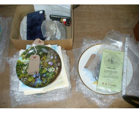 A Collection of shells, golf balls, cased brass balance scales, etc.