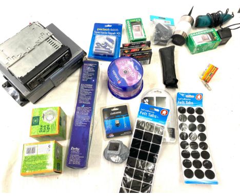 Large selection of car/electrical CD Car changer, car stereo and multiple lights etc Untested 