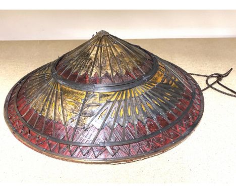 Vintage Chinese rice hat