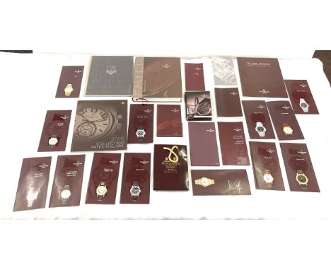 Patek Philippe Watch Collection 2009-2010 , 2015 collection brochure, Catalogue Booklet Manual, various watch manuals, Retail