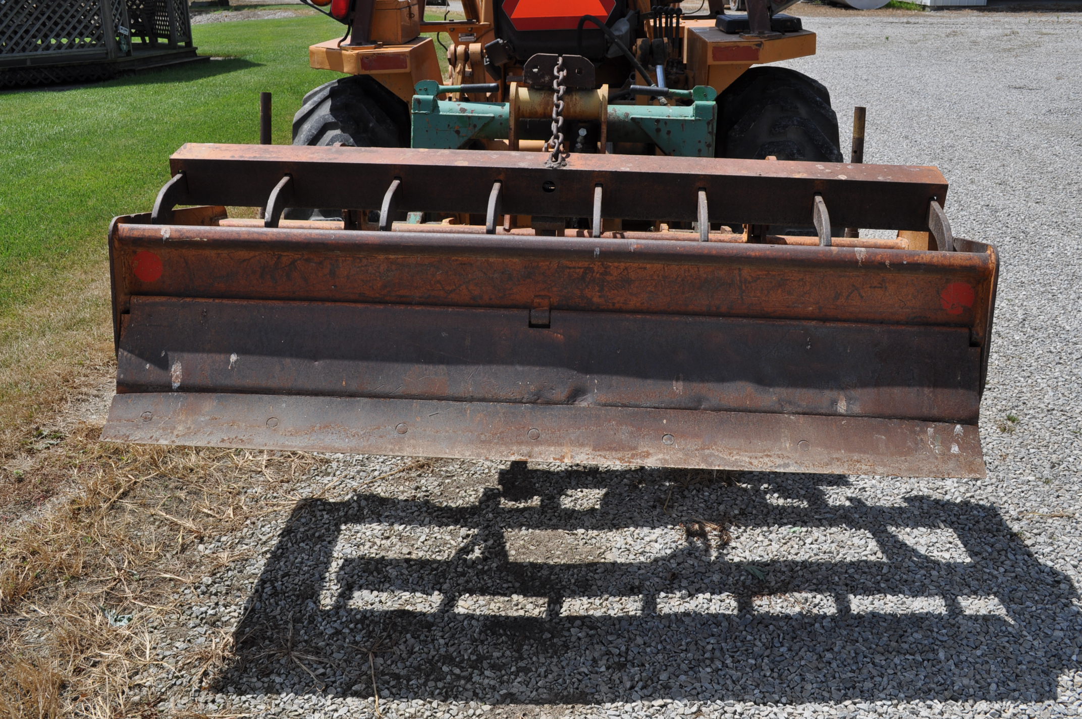 Gannon 4X2 box blade, 80” wide, forward and rear facing blade, hyd adj