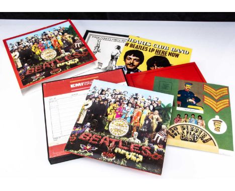 The Beatles Box Set, Sgt Pepper Box Set released 2017 on Apple (602557455328) - four CDs / Blue Ray / Hardback Book / Posters