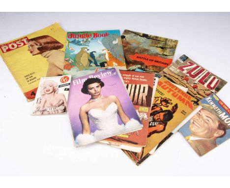 Film Programmes and Magazines, large collection of Film Programmes and magazines comprising seven Film Programmes (Battle of 