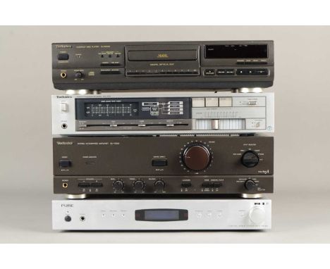 Hi-Fi Separates, eight units in total comprising three Technics units (Compact Disc player SL-PG590, Amplifier SU-VZ320 and A