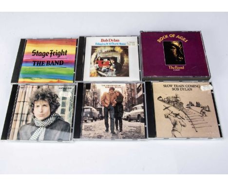 Bob Dylan / The Band CDs, approximately forty CDs and a Box Set by Bob Dylan / The Band with titles including Biograph Box Se