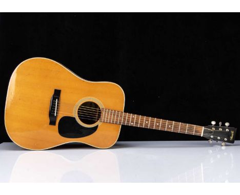 Acoustic Guitar, Kasuga Acoustic Guitar D-180, made in Japan generally good condition with some light scratches and odd small
