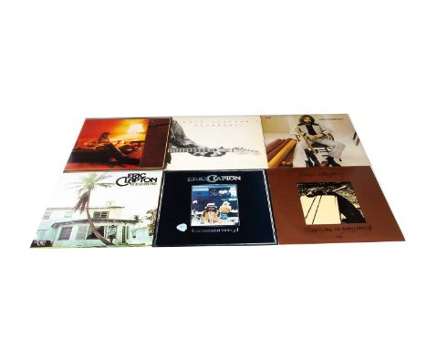 Eric Clapton LPs, twelve Eric Clapton albums comprising Eric Clapton, Backless, Slowhand, 461 Ocean Boulevard, There's One In