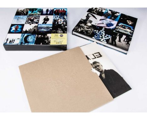 U2 Box Set, Achtung Baby - Six CD / 4 DVD Box Set released 2011 on Mercury (602527793702) - Stickered Box With Book and 16 Pr