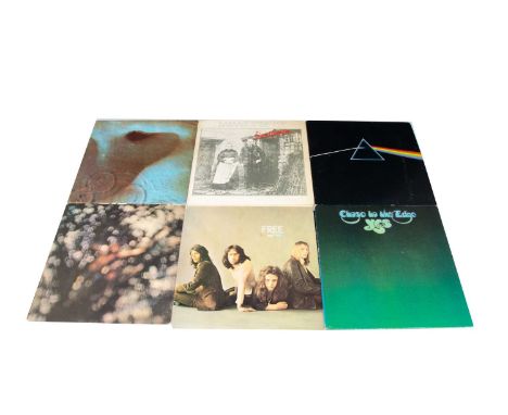 Rock / Prog LPs, approximately thirty albums of mainly Classic, Progressive and Folk Rock with artists comprising Pink Floyd,