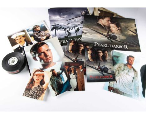 Pearl Harbor Film Memorabilia, large collection of memorabilia relating to the WW II film starring Ben Affleck including Film