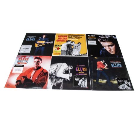 Elvis Presley LPs, seven albums, all Sealed and on the Memphis Recording Service Label comprising Las Vegas International Pre