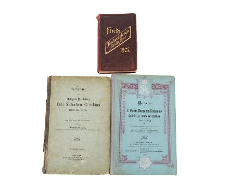 Konvolut - a) Geschichte des Königlich Preußischen Lehr-Infanterie-Bataillons 1820 bis 1896 von Wilhelm Siegert. Berlin 1896.