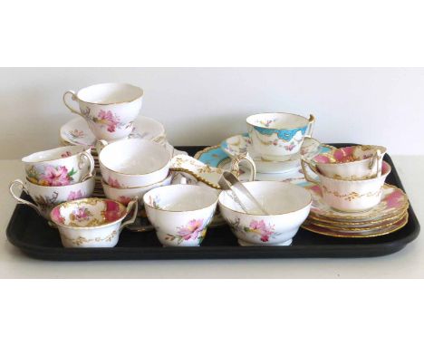 Royal Standard tea service Coalport part tea service, Royal Crown Derby cabinet plate and cup and saucer. Unfortunately we ca