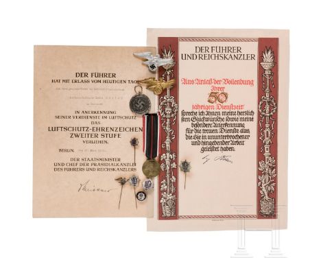   Gruppe Auszeichnungen verbündeter Nationen des Deutschen Reiches für Angehörige der Wehrmacht  Urkunde für die rumänische M