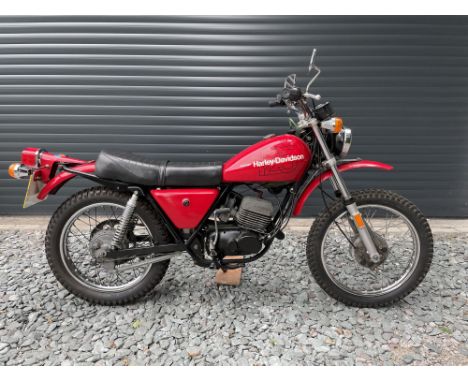 Garage-find Harley-Davidson (Aermacchi) SX125 with only 712 miles from new.Well-designed 125cc, 13bhp, two-stroke trail bike 