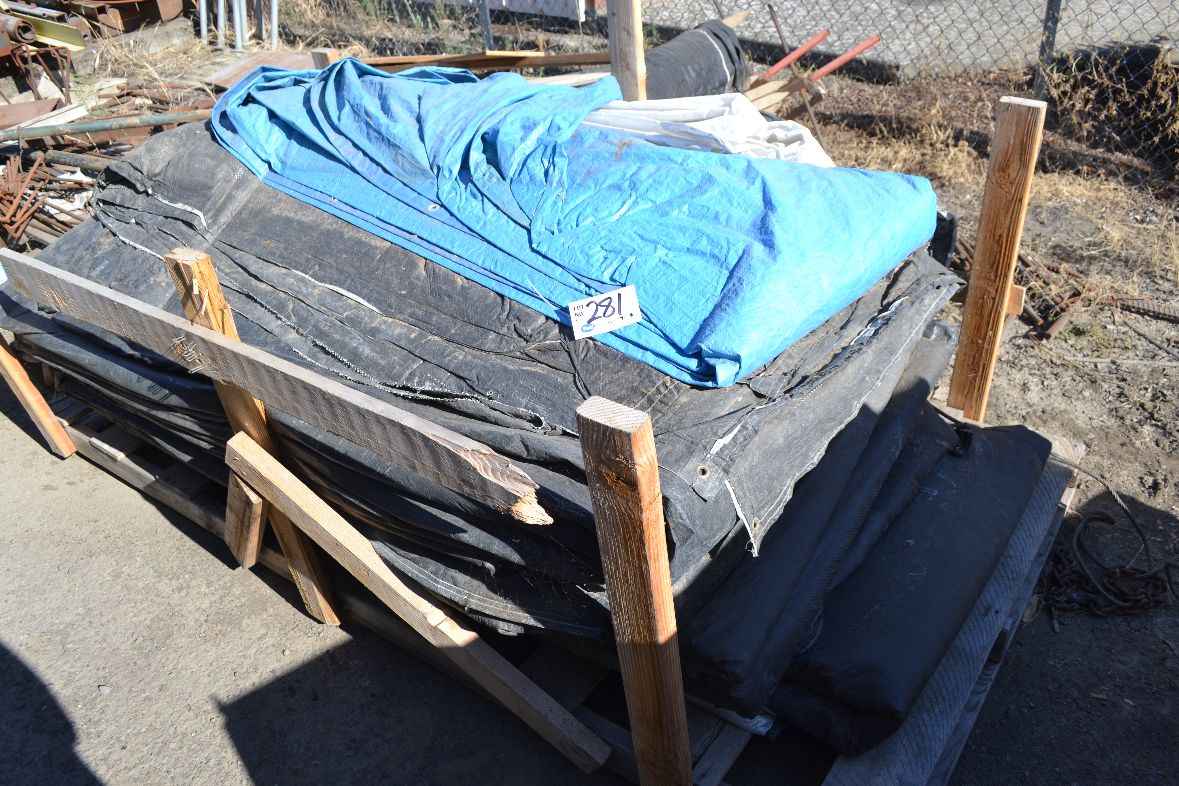 Pallet of Concrete Blankets (Approximately 8) 6' x 25'