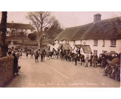 POSTCARDS - HUNTING &amp; OTHER  Approximately 108 cards, including real photographic views of The Staghounds on Exmoor (by V