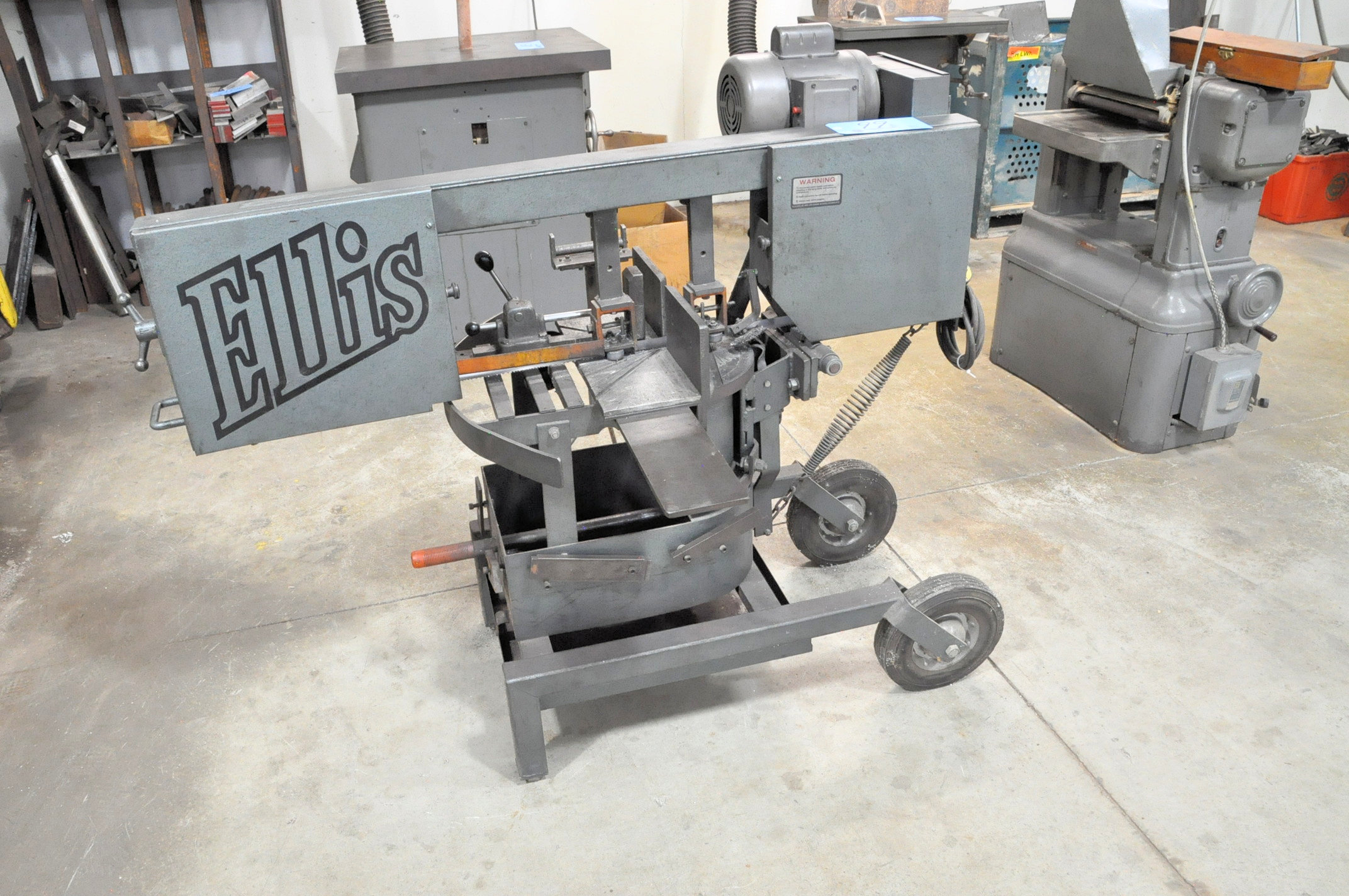 ELLIS MODEL 1500 Horizontal Metal Cutting Mitre Band Saw, S/N 1588590