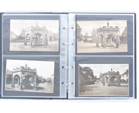 Postcards - Local Interest - Cheddar (Somerset) Well presented postcard album with views of The Butter Cross, Market Cross, V