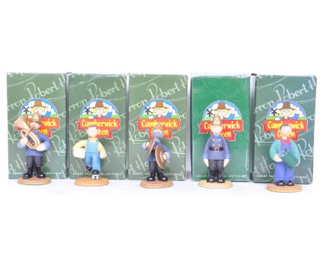 Camberwick Green – Robert Harrop – a collection of x5 statues / figurines. To include; Barney Mcgrew (Cymbals) CG72 - Cuthber