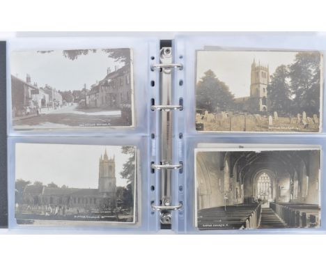 Postcards - Local Interest - Bitton Kelston North Stoke Upton Cheyney.&nbsp; Well presented postcard and photograph album wit