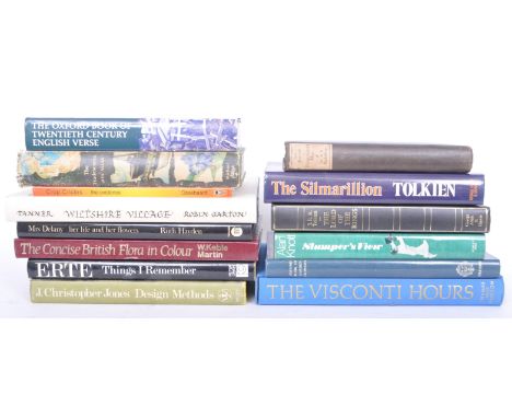 A large collection of vintage 20th century collectible books to include The Silmarillion by Tolkien, The Lord of the Rings by