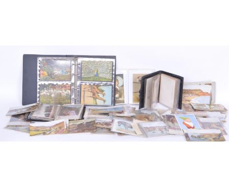 A collection of vintage postcards dating from the 20th Century to include many topographical views,&nbsp;railway interest, ve