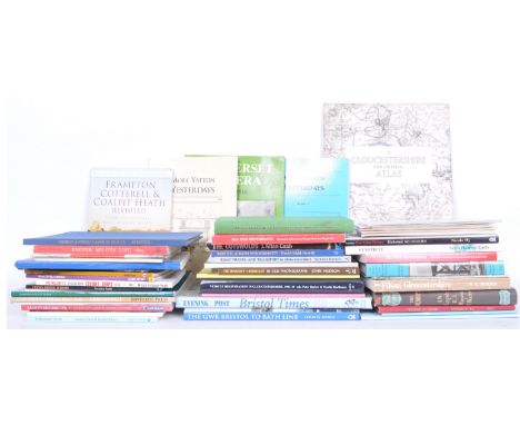 A collection of local Bristol, Somerset &amp; Gloucestershire related history and archival books to include Bristol Times: Ev