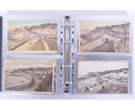 Postcards - Local Interest - Clevedon&nbsp; (Somerset) Well presented postcard album with views of Kenn, chapels and churches