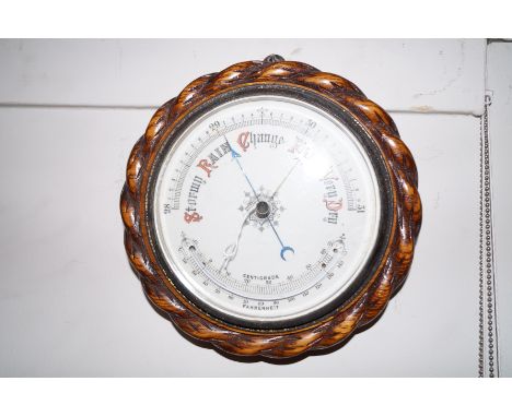 Barometer thermometer