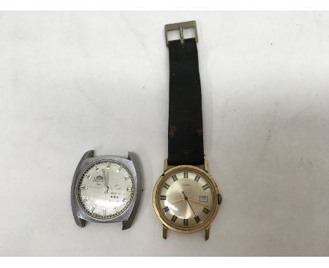 Two vintage watches. One of them a Timex.