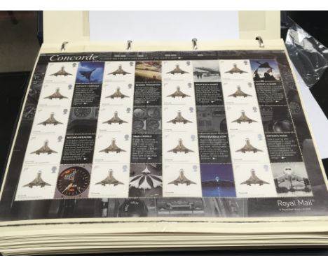 An Album ,of stamps and covers The Concorde Queen of the Skies Stamp collection.