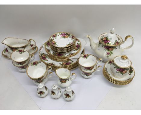 A Royal Albert tea & dinner service.