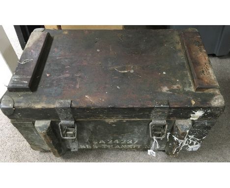 A military campaign trunk