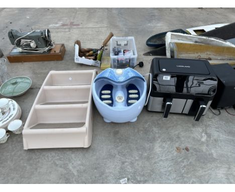 A LAKELAND AIR FRYER, A FOOT SPA AND A SMALL STEP 