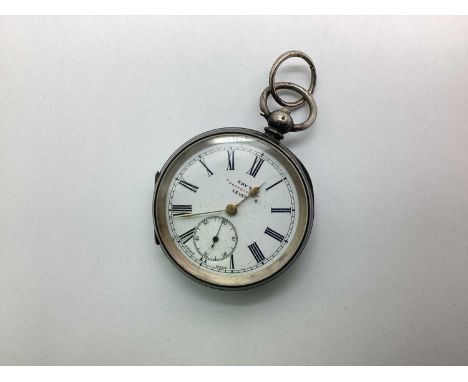 Kay's Perfection Lever Openface Pocketwatch, the signed dial with black Roman numerals and seconds subsidiary dial, within en
