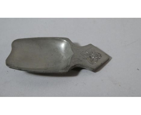 A Liberty and Co. Pewter Tea Caddy Spoon 