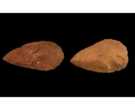 Natural History Interest. Neolithic Period Large Axe Heads ( 2 ) Found ' Adyen Murzuk Sand Dunes Desert, South West Libya Clo
