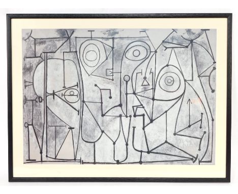 After Pablo Picasso (Spanish, 1881-1973). The Kitchen 1948, print, 60cm high, 85.5cm wide.