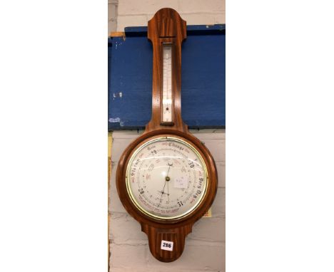 MAHOGANY CASED BAROMETER 