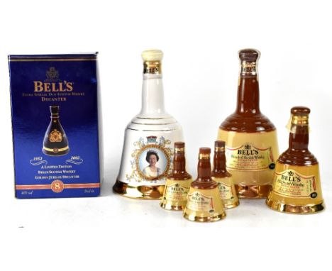 A boxed 'Bell's Extra Special Old Scotch Whisky Decanter Limited Edition Aged 8 Years', a Wade Bells Blended Scotch Whisky de